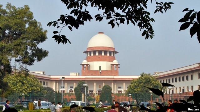 A view of the Indian Supreme Court building in New Delhi, Dec.7, 2010. 