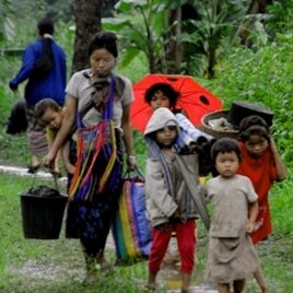 File photo of Burmese refugees