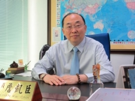 台湾执政党国民党立委詹凯臣(美国之音张永泰拍摄)
