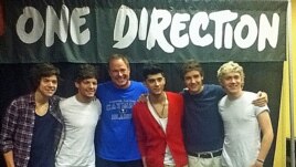 Larry London w/ One Direction 
