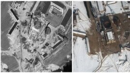 Satellite images of nuclear complex in Yongbyon, North Korea, Sept. 20, 2011 and Feb. 3, 2012. (DigitalGlobe)