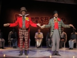 'The Scottsboro Boys' tells its story as a minstrel show - a popular entertainment from the 19th century that featured white performers, and sometimes black ones, in blackface makeup.