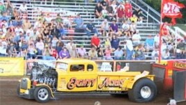 Tractor pulling is an increasingly popular sport in America