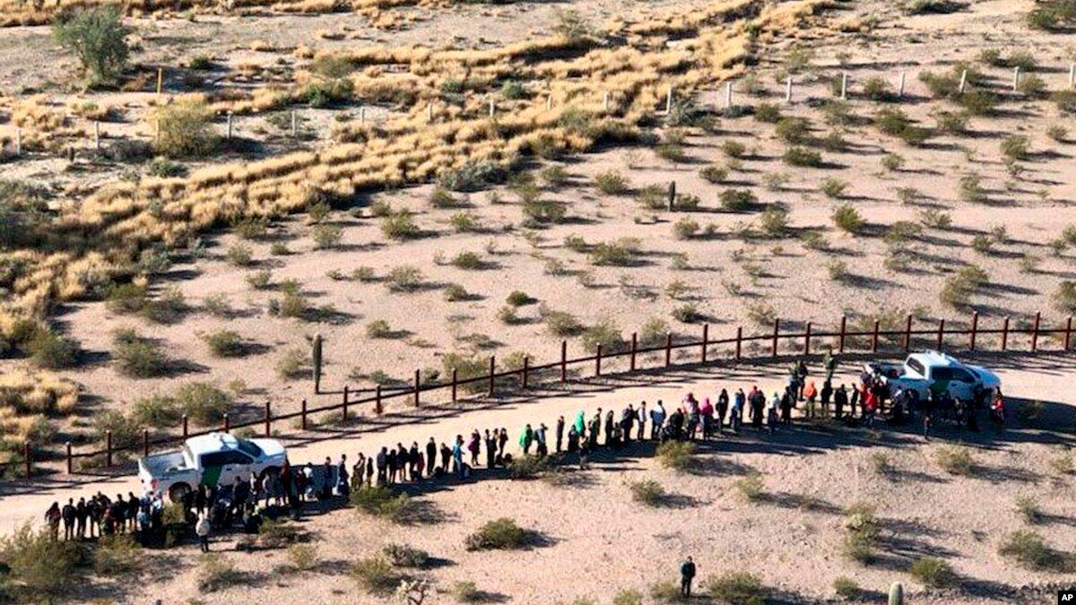 Detenidos 103 centroamericanos en frontera en Arizona