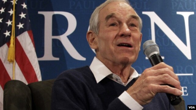 El congresista por Texas Ron Paul era el único contrincante de Mitt Romney que quedaba en la campaña.