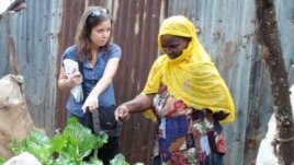 Nierenberg says Africa’s urban farmers, such as this one in Nairobi’s Kibera slum, have a lot to teach the rest of the world about growing food in a city environment