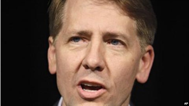 Richard Cordray, nominated to head a new consumer financial protection bureau (file photo)
