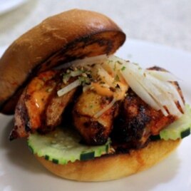 The Yuzu Kosho chicken sandwich is one of many new food offerings at UCLA.