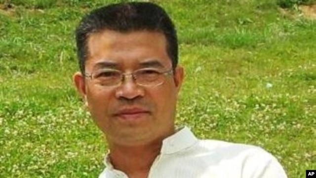 Chinese dissident Chen Xi is seen in this undated handout photo released by his family on December 26, 2011.