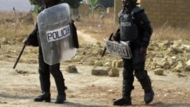 Polícia em acção no Bié