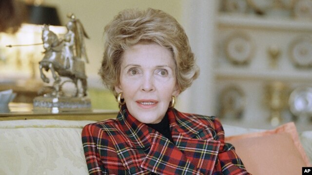 Bức ảnh của Đệ nhất Phu nhân Nancy Reagan được chụp ngày 11/1/1989.