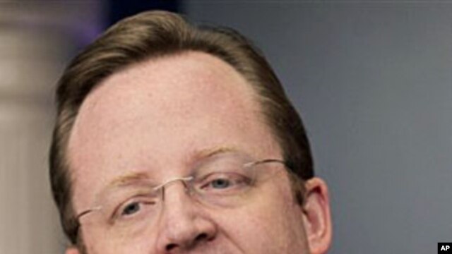 White House Press Secretary Robert Gibbs talks about his decision to step down and other personnel swaps  coming to the Obama Administration, during a press briefing at the White House, 5 Jan 2011