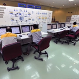Photo taken August 23, 2010 shows Iranian technicians working at Bushehr nuclear power plant, outside the southern city of Bushehr. Iran's nuclear chief said a malicious computer worm known as Stuxnet has not harmed the country's atomic program and accuse