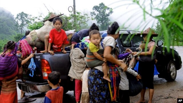 Những người tị nạn sắc tộc Karen ở Thái Lan.