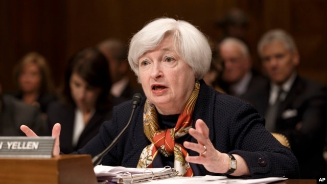 Chủ tịch Cục Dự trữ Liên bang, bà Janet Yellen