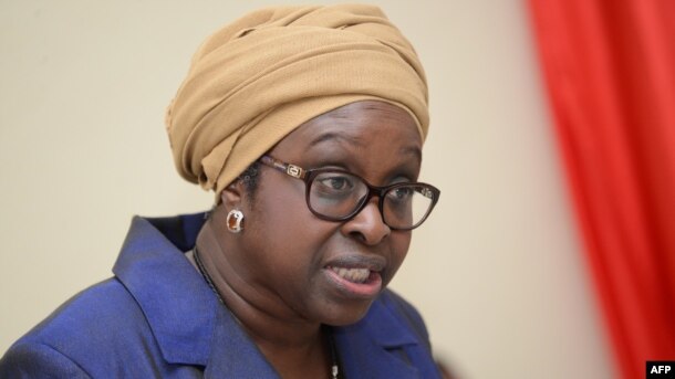 The President and founder of the organisation 'Femmes Africa Solidarite' (Women Africa Solidarity), Bineta Diop, delivers a speech during a regional conference on Women, Peace, Security and Development in the Great Lakes region, June 9, 2013 in Bujumbura.