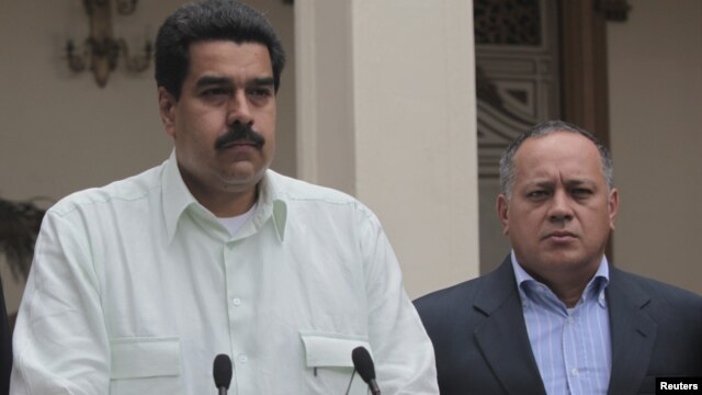 Nicolás Maduro, presidente en funciones, y Diosdado Cabello, cabeza de la Asamblea Nacional deben tomar decisiones.