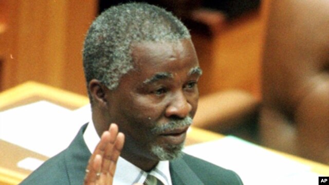 Former prime minister Thabo Mbeki banned the use of antiretrovirals from public health facilities