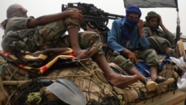 Rebels from the militant Islamist sect Ansar Dine in Mali