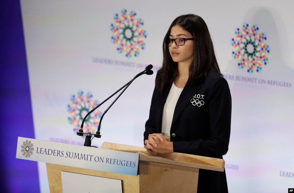 Syrian Teen Who Swam at Rio Olympics Honored for Aiding Women, Girls' Rights - Voice of America