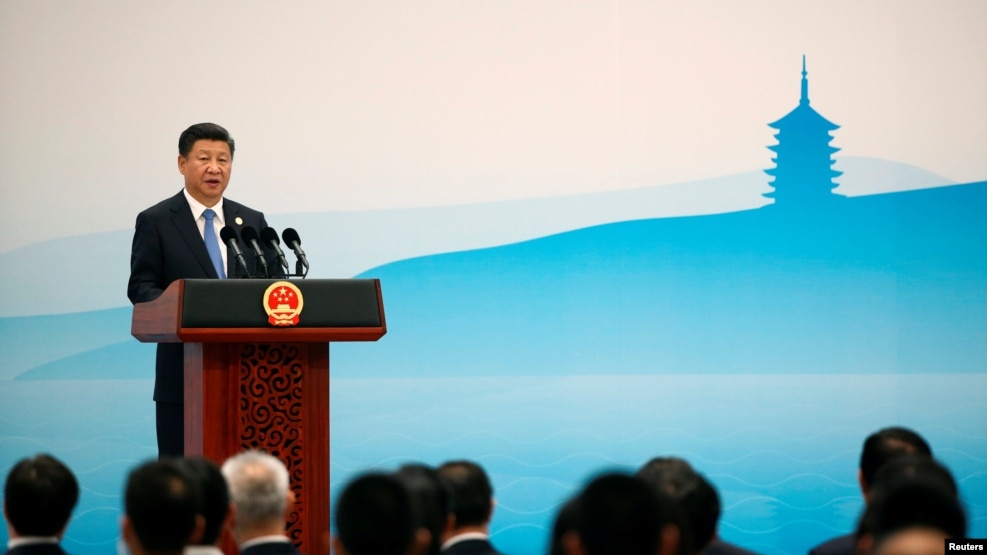 中國國家主席習近平在G20峰會上講話
