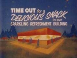 Sometimes, along with a string of movie previews or cartoons before the main feature at the drive-in, you’d see an elaborate presentation about the many food options at the theater’s concession stand.