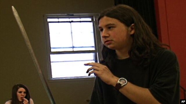 Tim has discovered there are some aspects he enjoys about performing Shakespeare, especially the sword play.