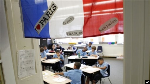 Students at the International School of Louisiana in New Orleans. In 2011 the school received more applications for its French program than ever before. All 29 of the state's public French immersion programs had waiting lists.