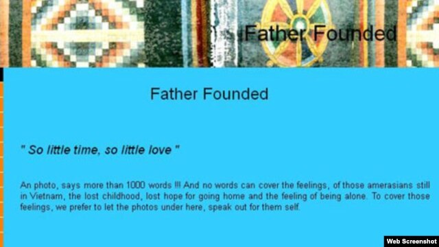 Trang web của tổ chức Father Founded 