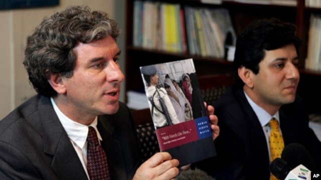 Brad Adams (left), Asia director for Human Rights Watch.