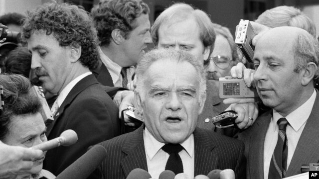 Cựu Thủ tướng Israel Yitzhak Shamir là 1 trong những người lập ra tổ chức tình báo Mossad khét tiếng của Israel