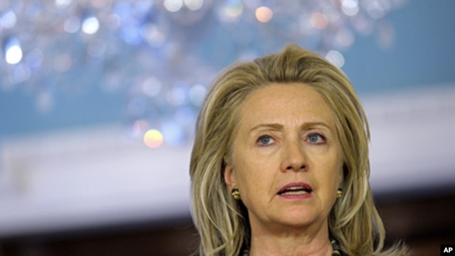 US Secretary of State Hillary Rodham Clinton (file photo).