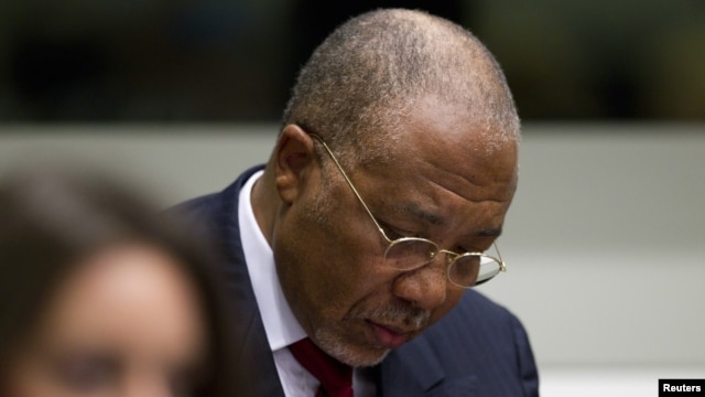 El expresidente de Liberia, Charles Taylor, durante la lectura del veredicto en la corte de La Haya. Fue encontrado culpable de crímenes de guerra.