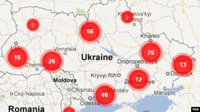 Map of Ukraine
