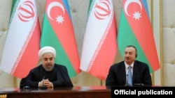 Azərbaycan prezidenti İlham Əliyev və İran prezidenti Həsən Ruhani