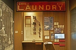 Artifacts from a typical Chinese American 'hand laundry'