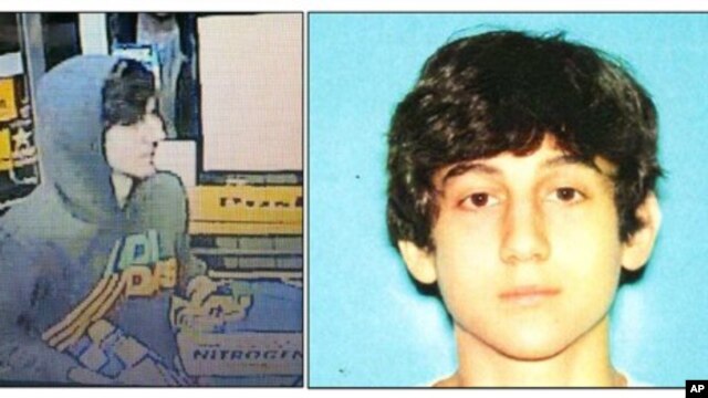 Dzhokhar A. Tsarnaev, được FBI nhận dạng là nghi can số 2, thực hiện vụ nổ bom ở Boston, còn đang tại đào