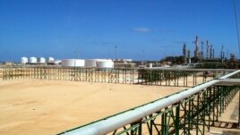 The new Eni (The Italian oil and gas company) gas compression plant in Mellitah, Libya. (file photo)