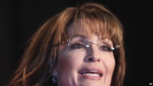 Former Alaska Gov. Sarah Palin speaks in Lakewood, Colorado (File Photo - May 2, 2011)