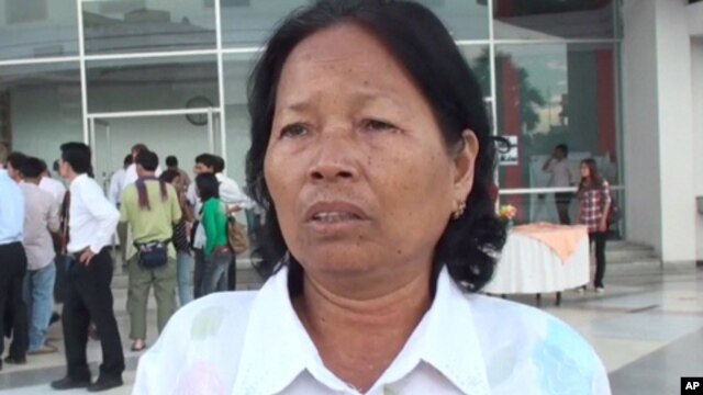 Son Thann, 58, and now lives in Kandal province was also forced to marry one of the Khmer Rouge soldiers. 