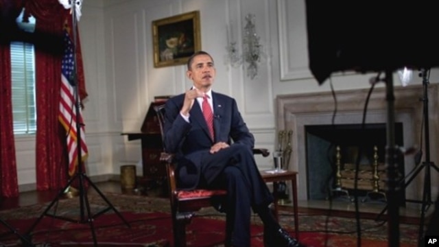 President Obama records his Weekly Address for 24 Apr 2010