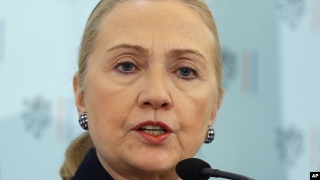 Ngoại trưởng Hoa Kỳ Hillary Rodham Clinton.