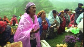 Indios mayas celebran el nuevo año en Kojba´l, en Guatemala. El calendario maya es de 260 días.