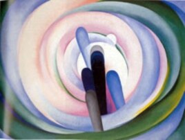 Grey Blue & Black—Pink Circle, 1929- Gift of The Georgia O’Keeffe Foundation