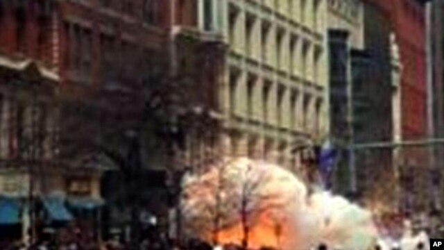 ဧၿပီလ ၁၅ ရက္ေန႔က Boston မာရသြန္အေျပးၿပိဳင္ပြဲမွာ ဗံုးကြဲမႈျဖစ္စဥ္
