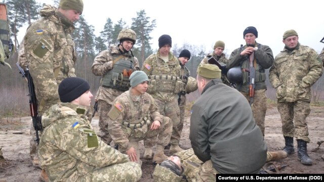 Совместные учения американских и украинских военных