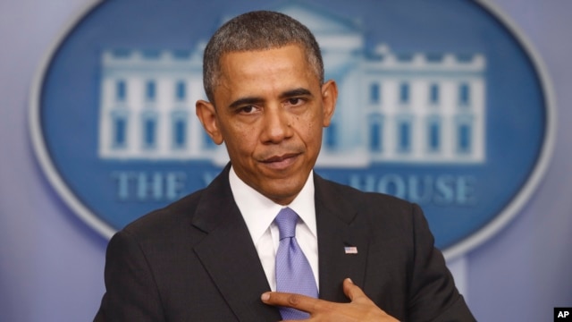 President Barack Obama at the White House, Thursday, Nov. 14, 2013. 