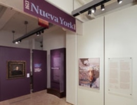 The Nueva York exhibit explores the roots of Latino influence on the city.