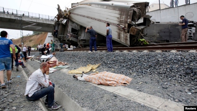 Dozens Killed in Train Derailment in Spain