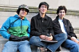 Robert (left) is grateful for family and friends.
